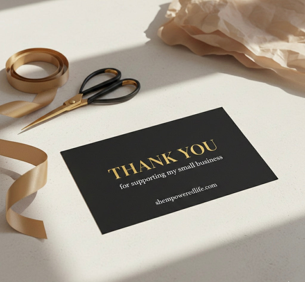 Custom Thank You Cards – Set of 100