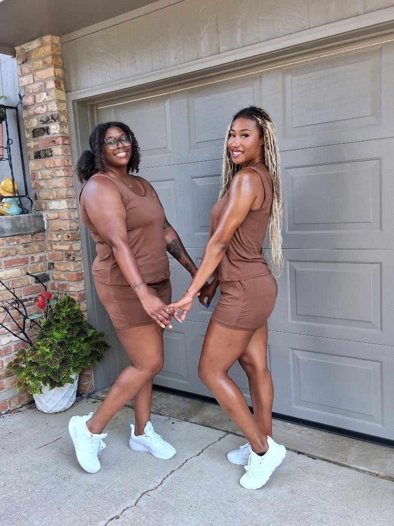 Downtown Brown Everyday Short Set