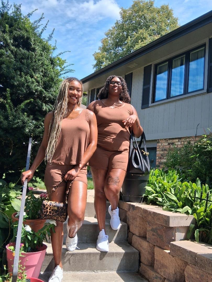 Downtown Brown Everyday Short Set