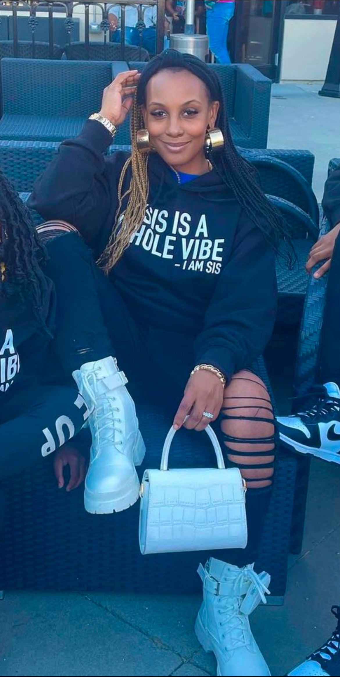 “Sis Is A Whole Vibe” Empowerment Hoodie