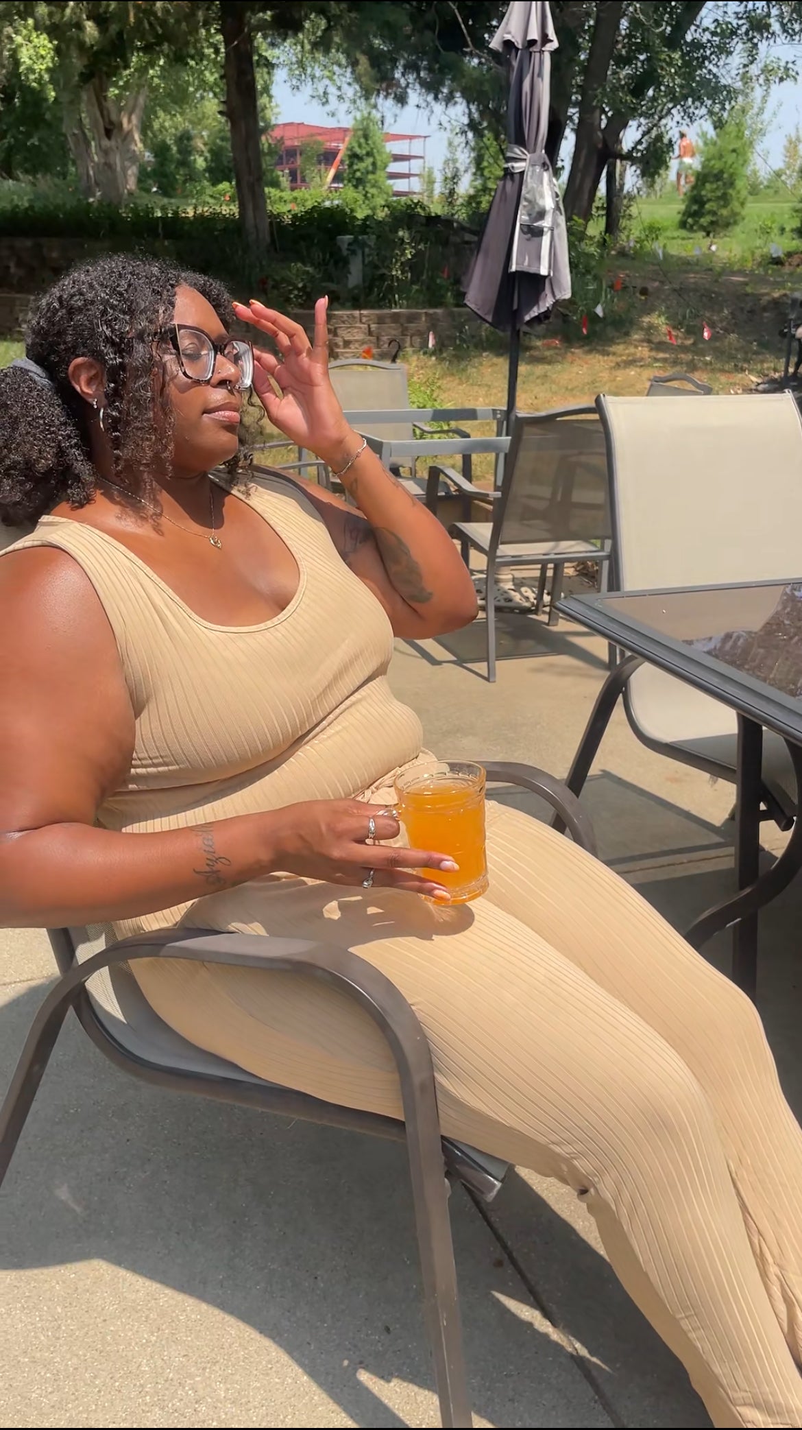 Slow Morning Khaki Ribbed Jumpsuit

    Curve Exclusive