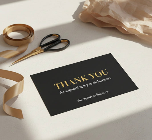 Custom Thank You Cards – Set of 100